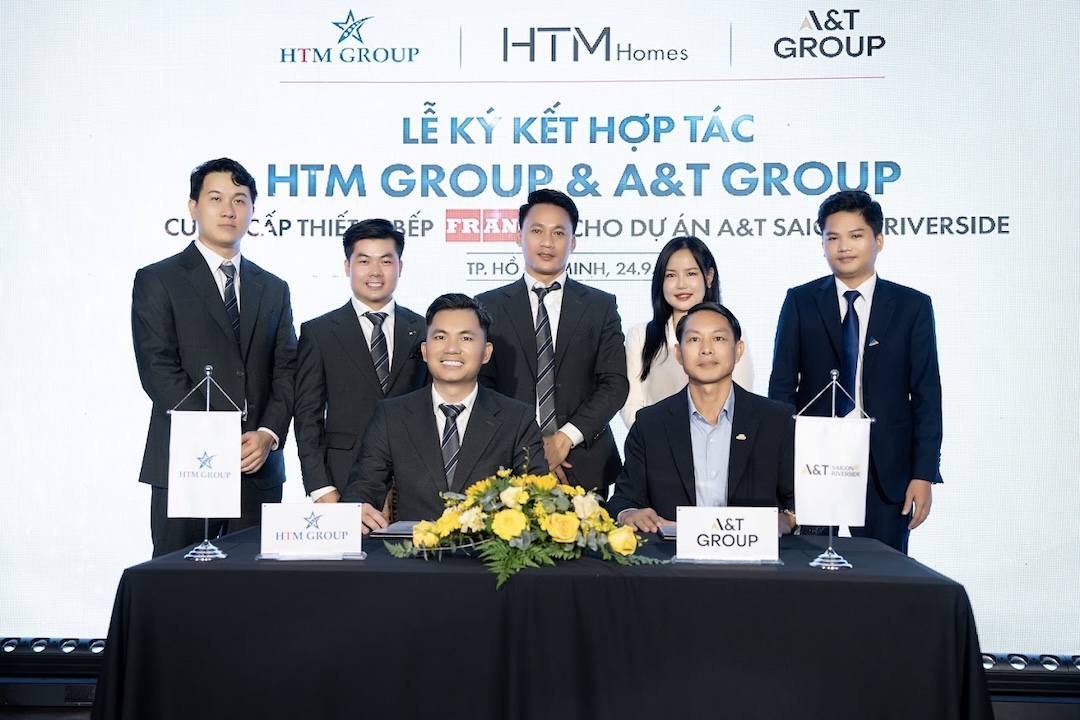 A&T Group ký kết với HTM - Đơn vị phân phối thiết bị bếp Franke
