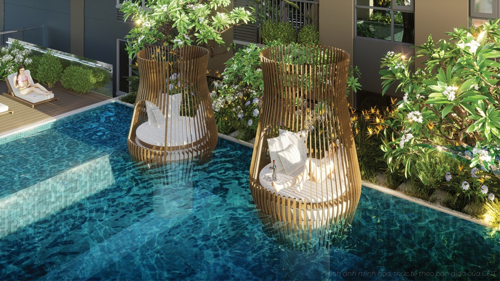 Tiện ích căn hộ A&t Saigon Riverside Bình Dương: Hồ bơi trẻ em