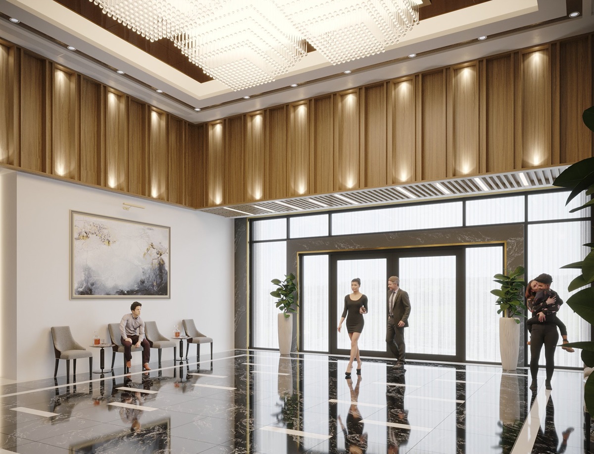 Tiện ích căn hộ A&t Saigon Riverside Bình Dương: Sảnh lobby