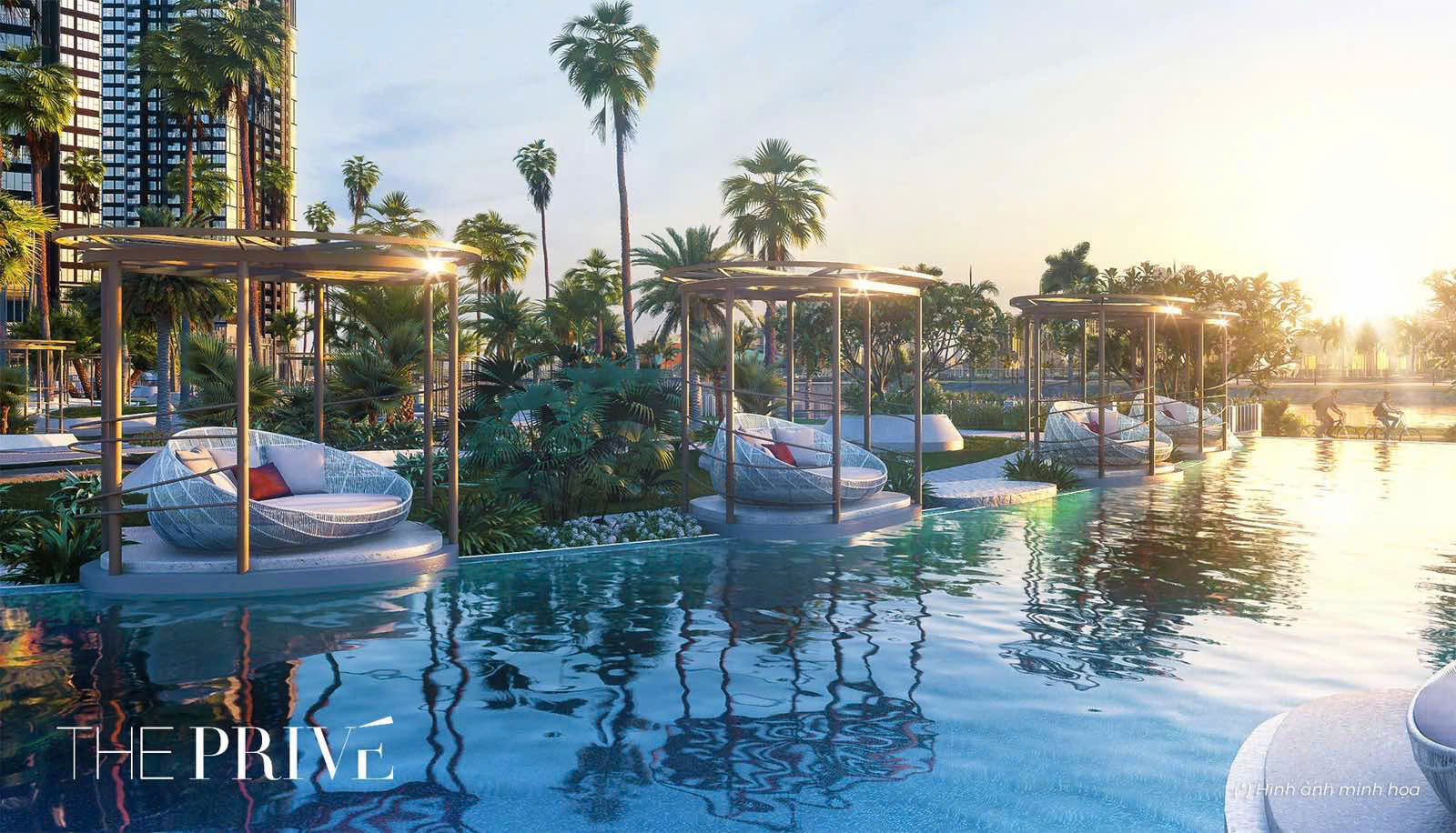 Hồ bơi dự án The Privé