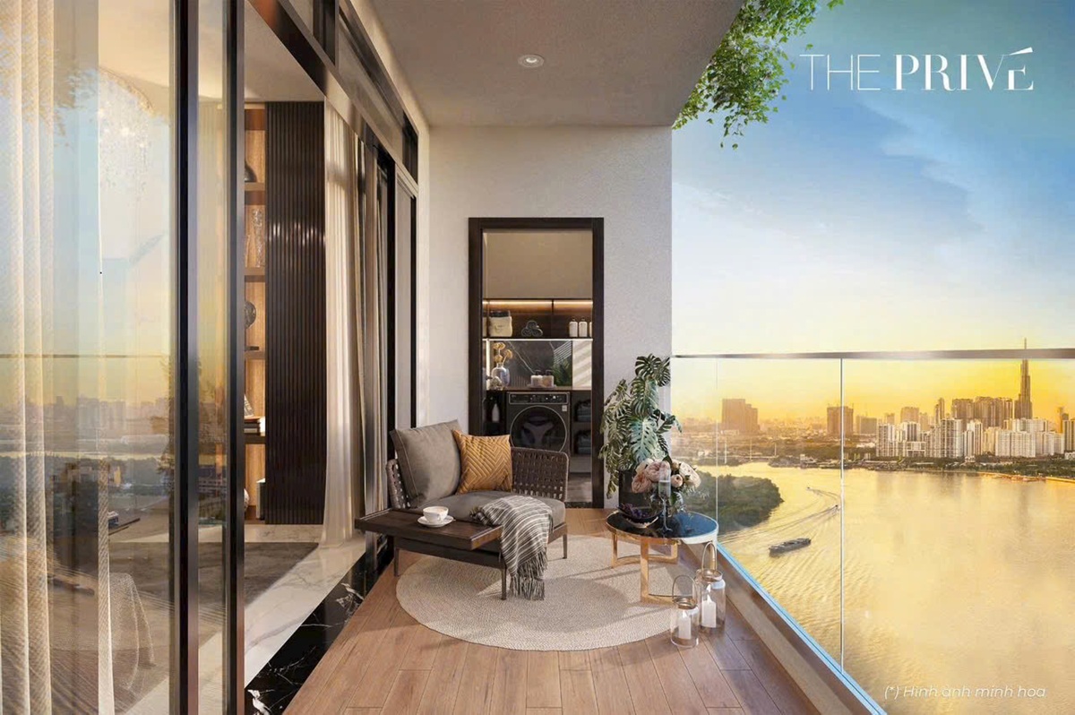 View từ căn hộ The Privé