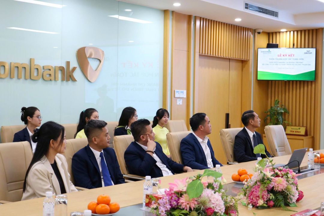 A&T Group hợp tác toàn diện Vietcombank tài trợ dự án A&T Saigon Riverside