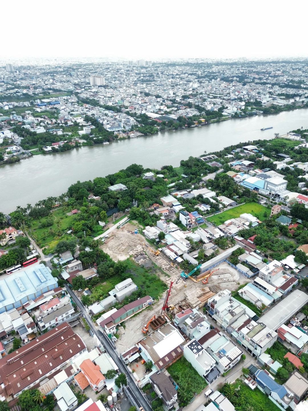 Tiến độ A&T Saigon Riverside mới nhất