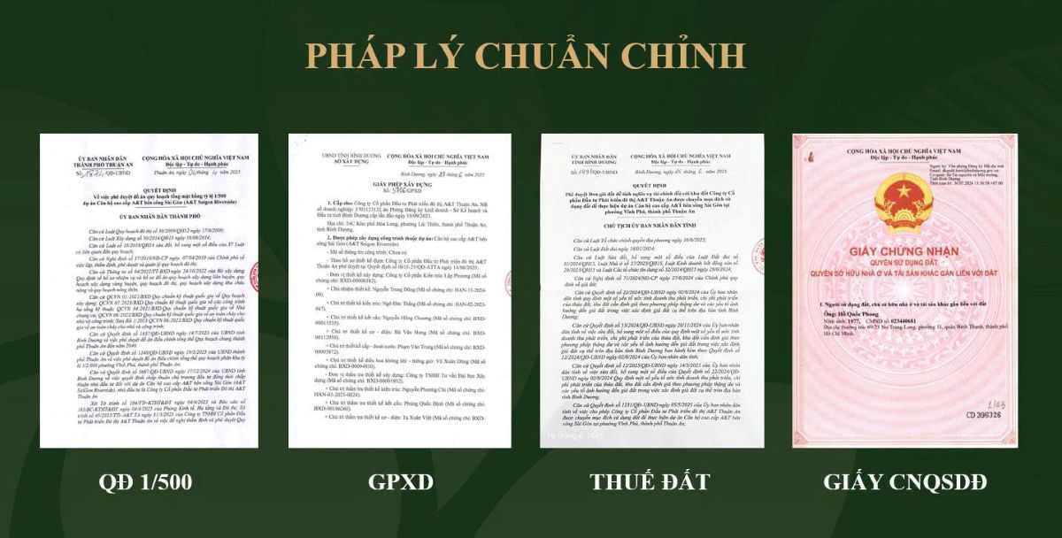 Pháp lý dự án A&T Saigon Riverside