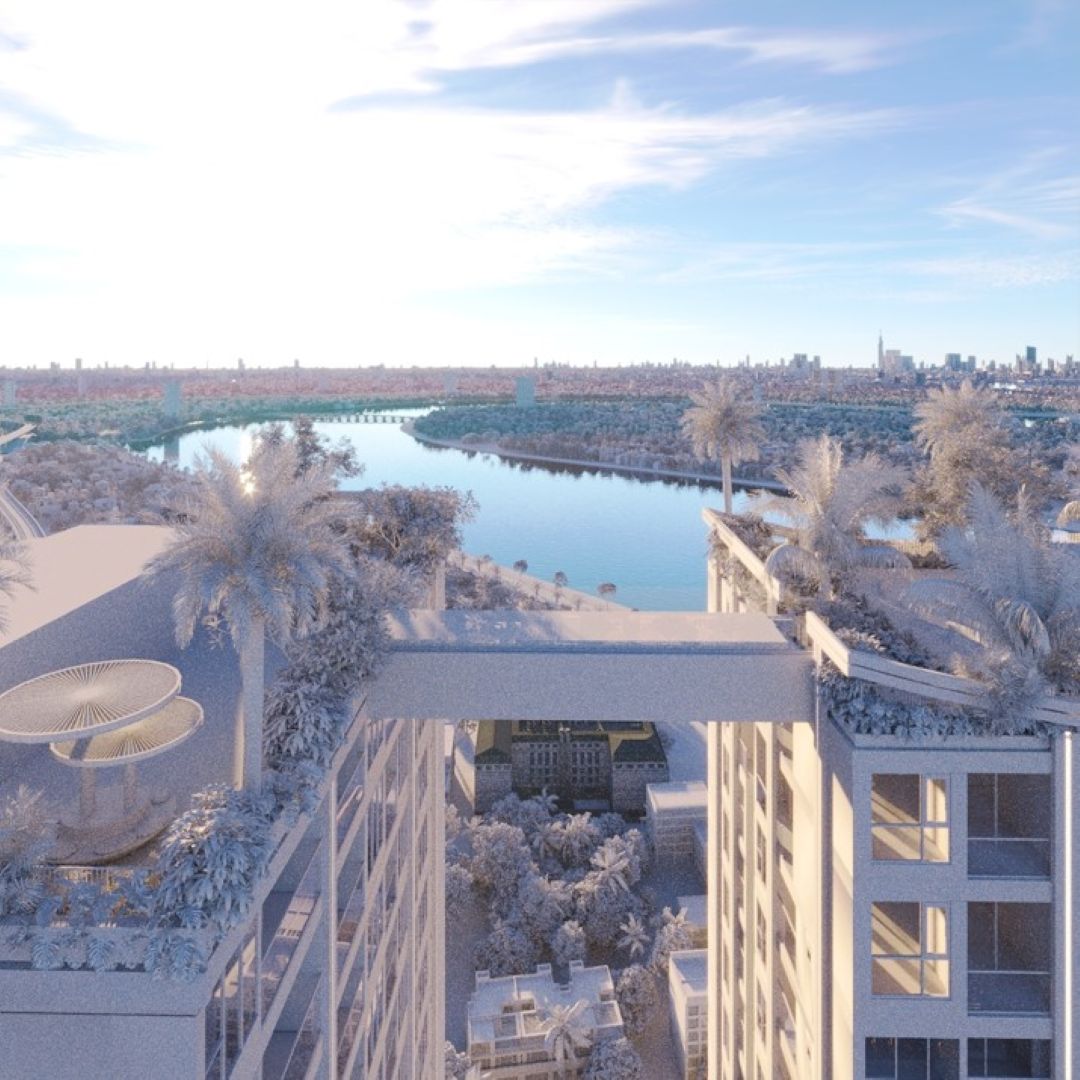 Sky Bridge tại dự án A&amp;T Saigon Riverside tầng Thượng