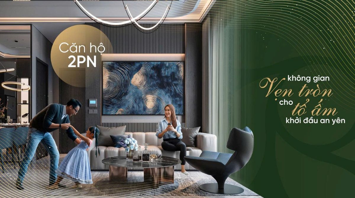 Thiết kế căn hộ 2PN A&T Saigon Riverside