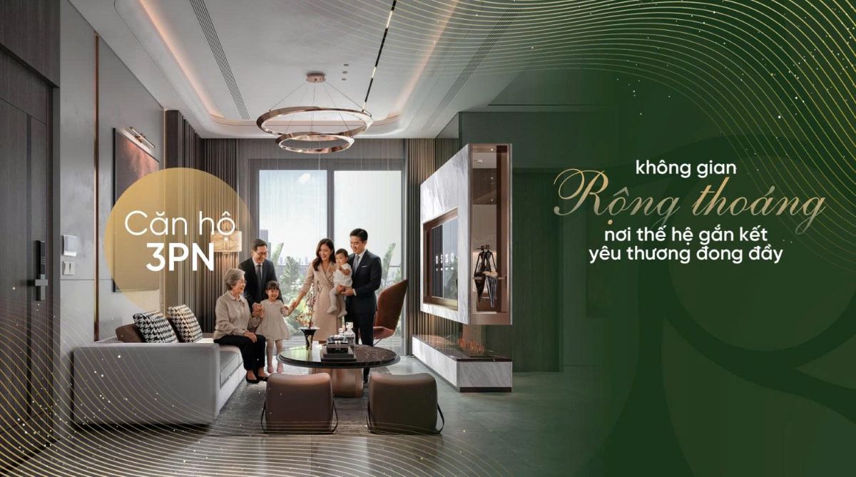 Thiết kế căn hộ 3PN A&T Saigon Riverside