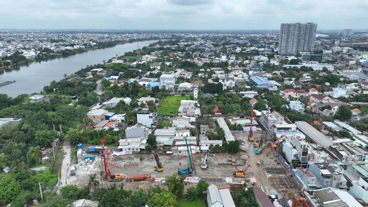 Tiến độ xây dựng dự án A&T Saigon Riverside