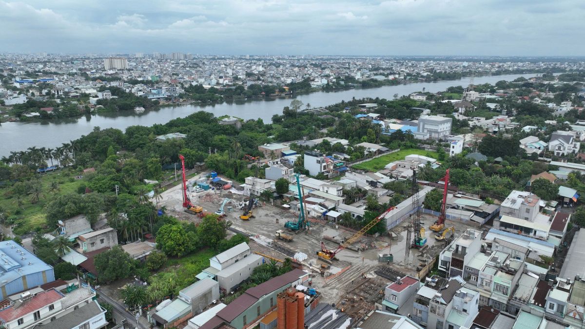 Tiến độ xây dựng dự án A&T Saigon Riverside