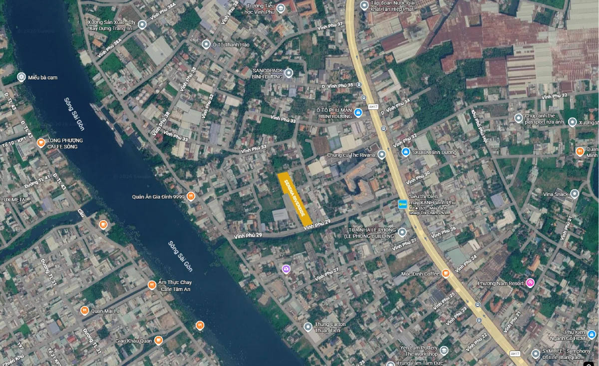 Đánh giá vị trí dự án Serena Riverside - Chủ đầu tư Đạt Phước Vị trí dự án căn hộ Serena Riverisde